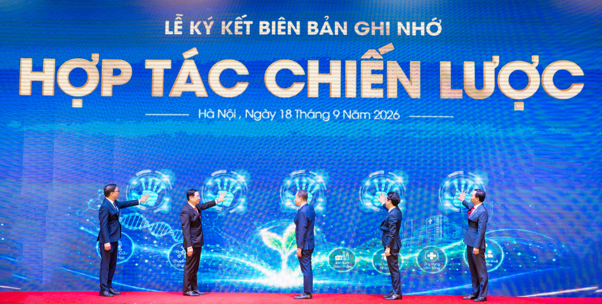 Viện Hàn lâm Khoa học và Công nghệ Việt Nam ký kết hợp tác chiến lược với 4 đơn vị dược phẩm, y tế, giáo dục - 1