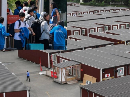 Thể thao - Sốc vì ASIAD hóa "ao làng": Xếp nam nữ chung phòng, hết hồn phòng container
