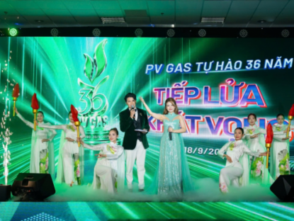 Thông tin doanh nghiệp - PV GAS kỷ niệm 36 năm thành lập: Tiếp lửa khát vọng, vững bước tương lai