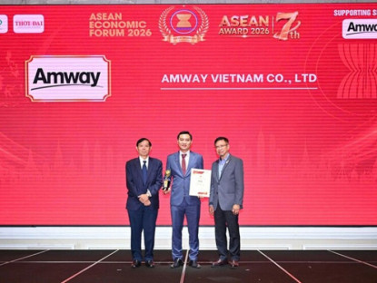 Thông tin doanh nghiệp - Amway Việt Nam được vinh danh Top 5 doanh nghiệp tiêu biểu ASEAN và Top 5 thương hiệu/ sản phẩm nổi tiếng ASEAN 2026