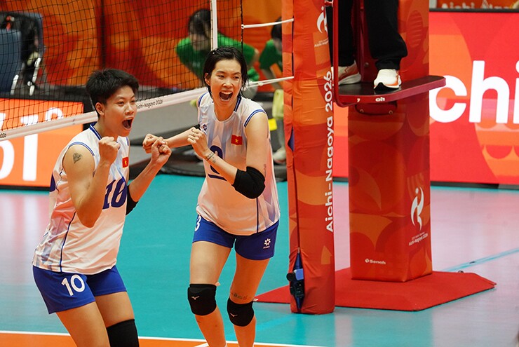 Kết quả bóng chuyền ĐT nữ Indonesia - Việt Nam: Quỳnh Hương nỗ lực, chóng vánh 3 set (ASIAD) - 1