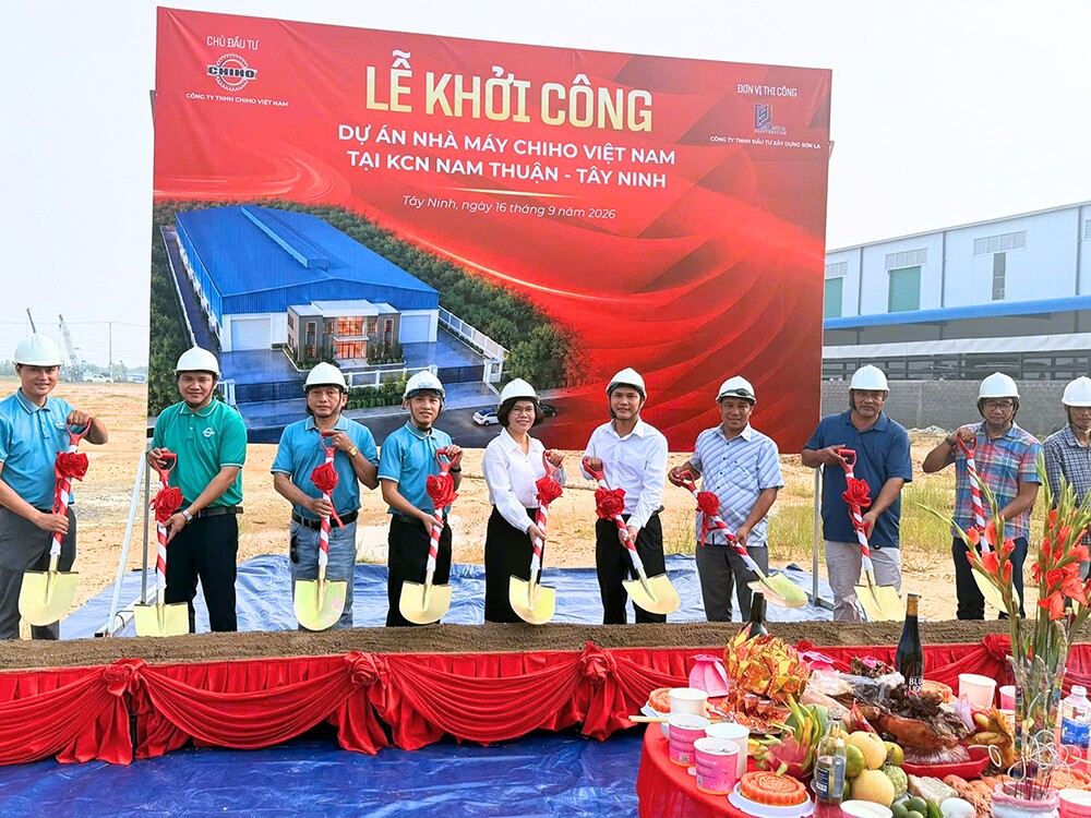 CHIHO khởi công nhà máy 4.000m² tại KCN Nam Thuận, mở rộng bước tiến ra thị trường quốc tế - 1