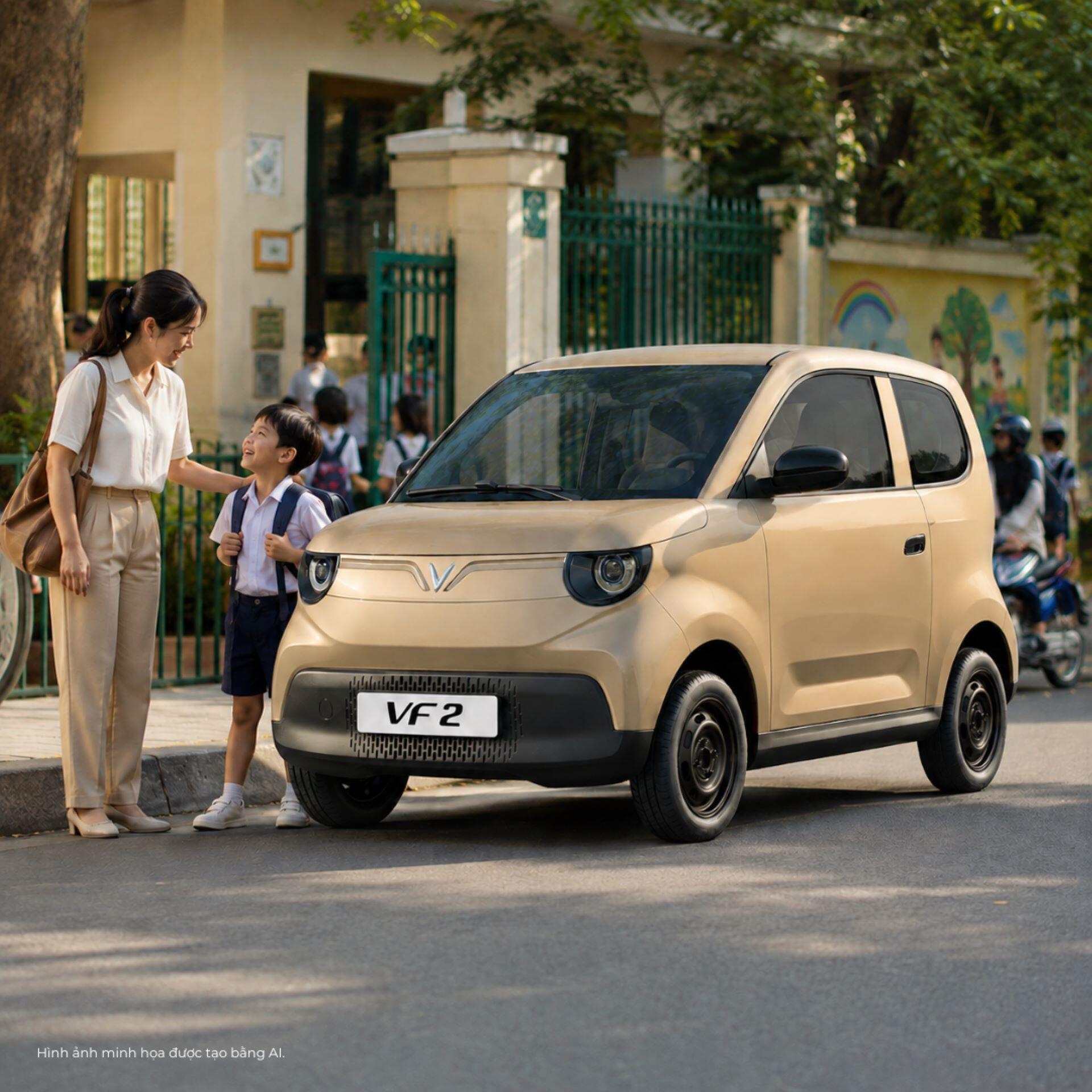 Từ xe máy lên VF 2: Kế hoạch đưa đón con bằng ô tô gần hơn nhờ ưu đãi chuyển đổi xanh - 1
