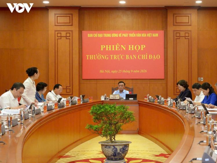 Thường trực Ban Bí thư chủ trì phiên họp về phát triển văn hóa Việt Nam