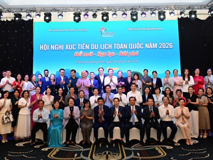 Hội nghị xúc tiến du lịch toàn quốc năm 2026: “Đổi mới - Hợp lực - Bứt phá”
