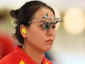 Trực tiếp ASIAD 27/9: Trịnh Thu Vinh tạm đứng thứ 3 nội dung súng ngắn 25m