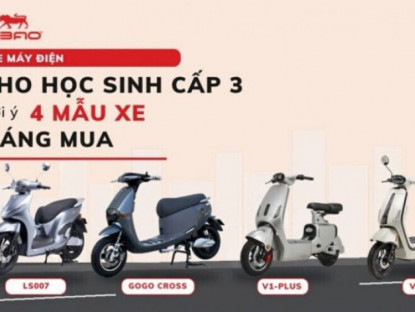 Thông tin doanh nghiệp - Xe máy điện cho học sinh cấp 3: Gợi ý 4 mẫu xe đáng mua
