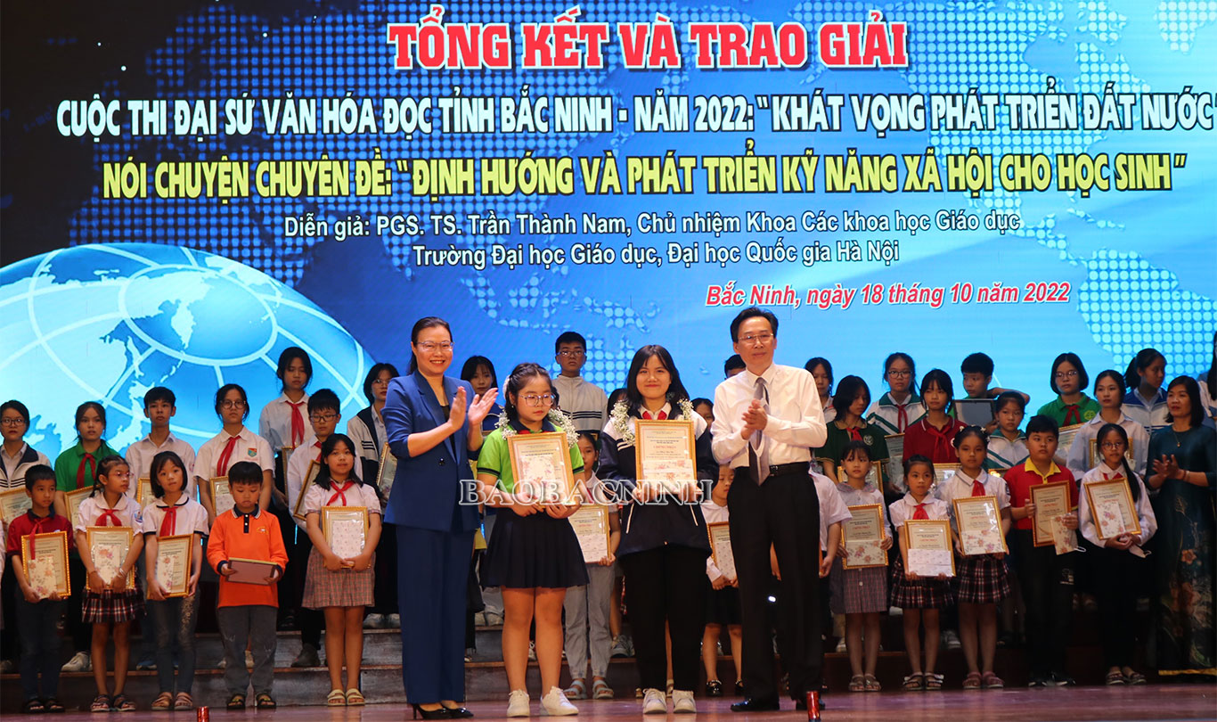 Cuộc thi Đại sứ văn hóa đọc tỉnh Bắc Ninh năm 2022: Nhiều câu chuyện cảm động đã được chia sẻ - 1
