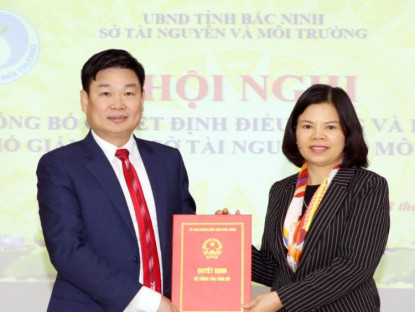 Sở Tài nguyên và Môi trường Bắc Ninh bổ nhiệm Phó Giám đốc mới