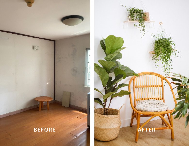 Cải tạo căn hộ cũ nứt vỡ thành nhà mới xinh lung linh, 9X được hỏi thông tin tới tấp - 3