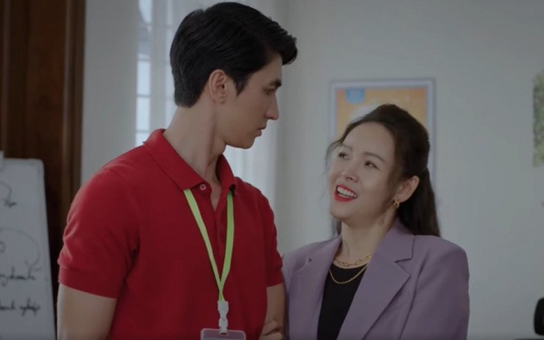 Sếp đẹp Cẩm Khê &#34;Gara Hạnh Phúc&#34;: Đóng cảnh nóng với chồng Á hậu, giấu con trai chuyện mẹ đóng phim - 2