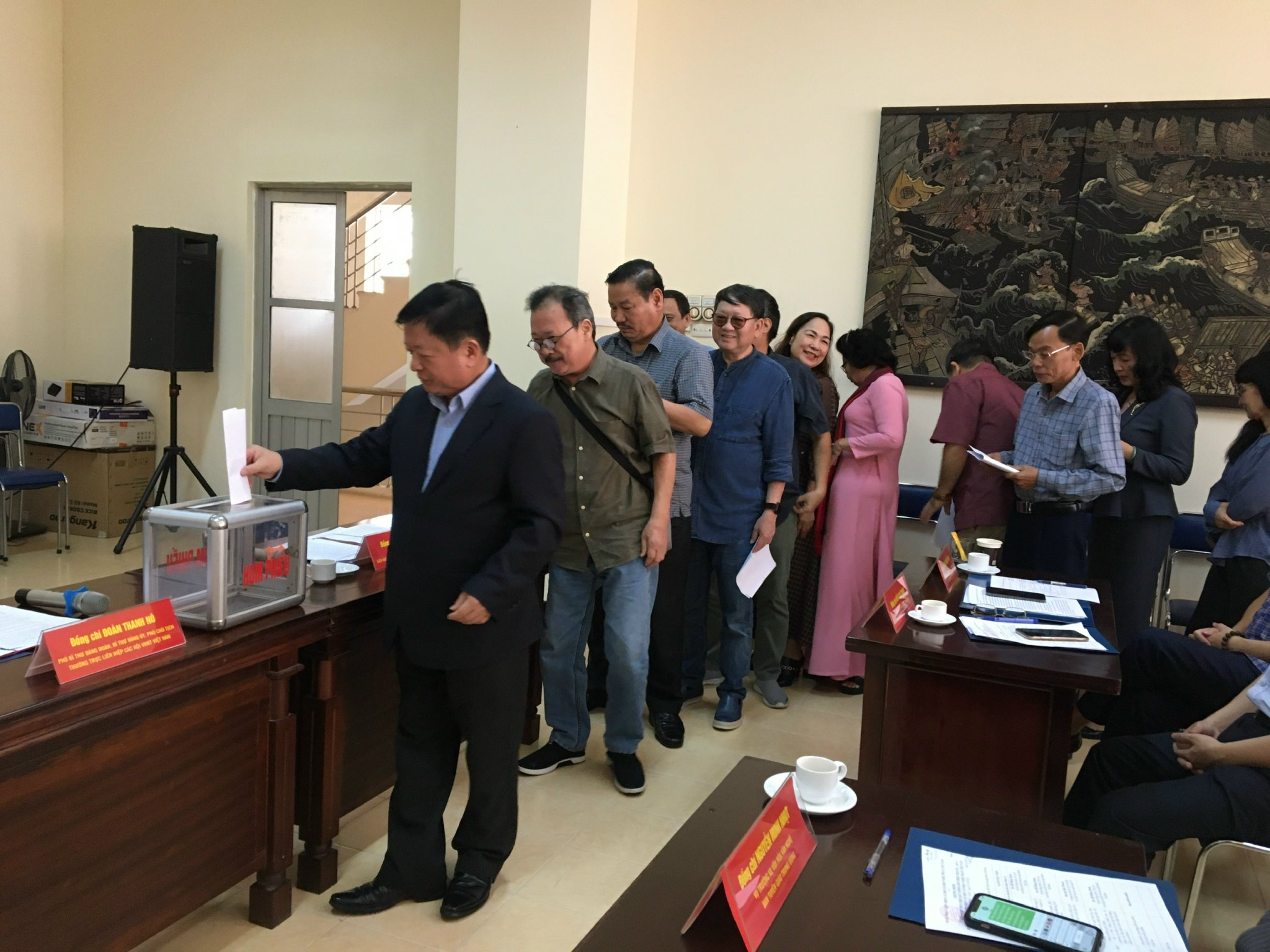 Đảng đoàn Liên hiệp các Hội Văn học nghệ thuật Việt Nam tổ chức Hội nghị giới thiệu bổ sung 2 Phó Chủ tịch Liên hiệp - 4