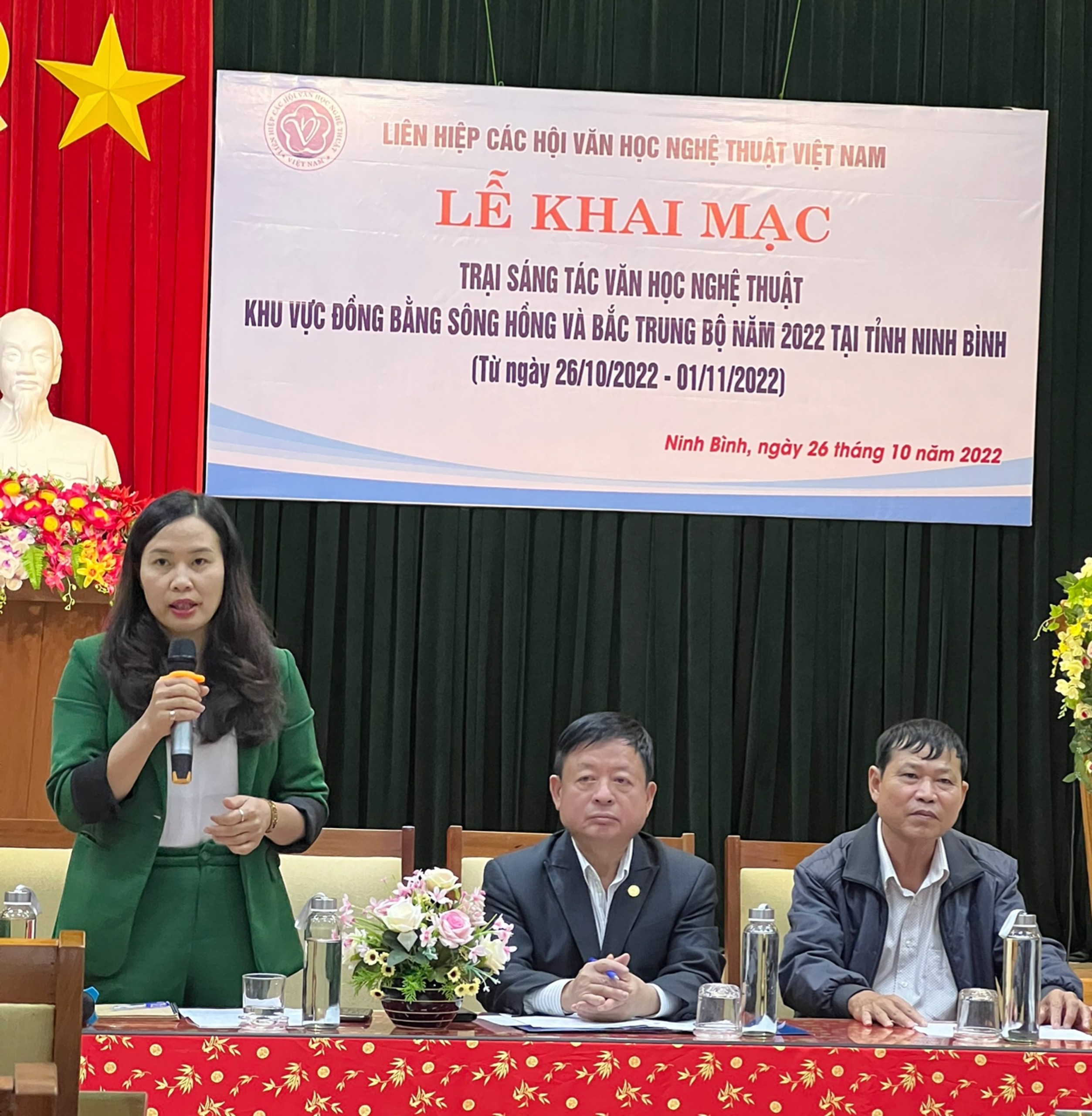 Lễ khai mạc Trại sáng tác tại Ninh Bình của Liên hiệp các Hội Văn học nghệ thuật Việt Nam - 3