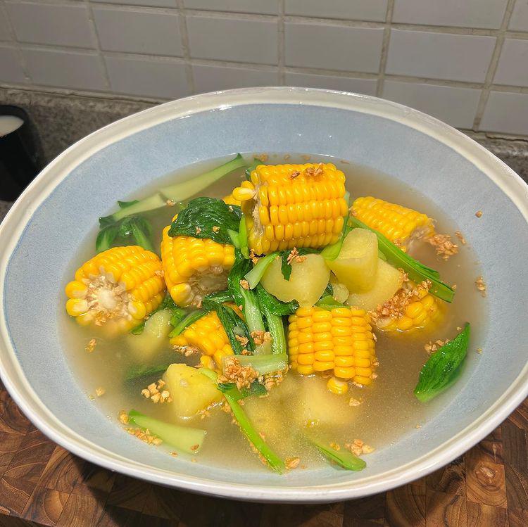 Sống ở biệt thự đắt tiền, ăn ngon nhưng Tăng Thanh Hà chỉ cần cơm canh chân quê như này là đủ - 6