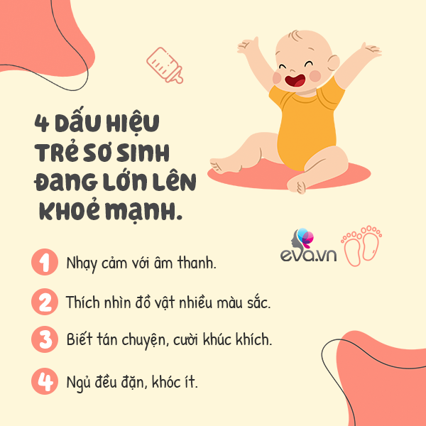 4 biểu hiện trẻ sơ sinh đang lớn lên khỏe mạnh, mẹ nên vui mừng - 2