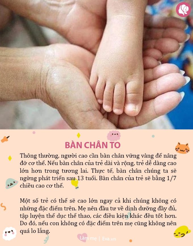 Để biết con lớn lên sẽ cao hay lùn, mẹ chỉ cần nhìn đặc điểm này của trẻ - 3