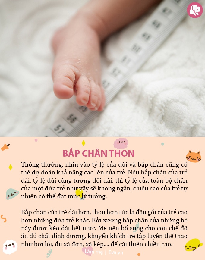 Để biết con lớn lên sẽ cao hay lùn, mẹ chỉ cần nhìn đặc điểm này của trẻ - 4