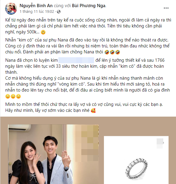 Cưới chưa đầy 1 tháng Bình An đã có ý định tháo nhẫn vài lần, tiết lộ phải làm hết việc nhà - 4