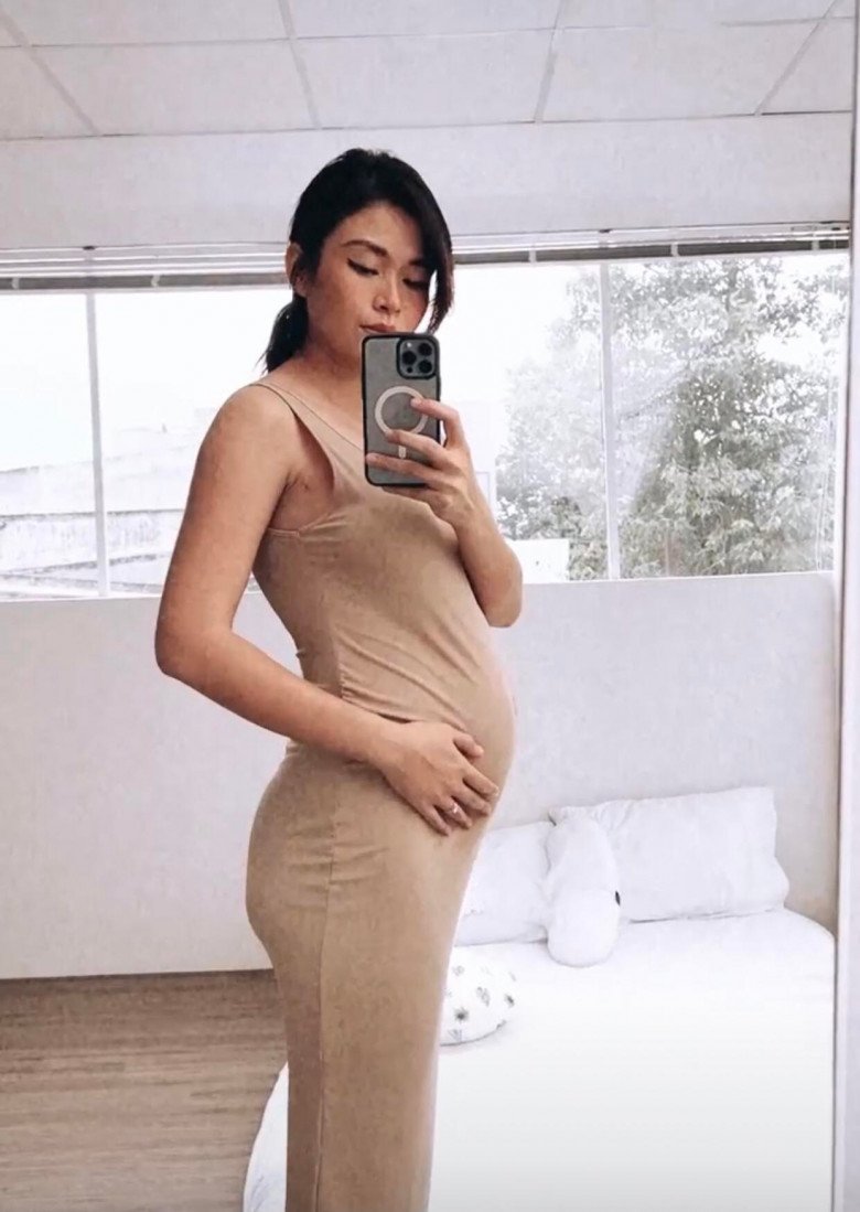 Chăm chỉ làm một việc nhiều mẹ nhìn thấy sợ, Mâu Thủy bầu 6 tháng vẫn gọn, to mỗi bụng - 6