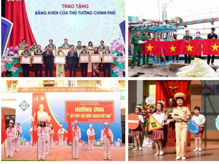 Nhiều hoạt động sôi nổi chào mừng Ngày Pháp luật Việt Nam trên khắp mọi miền đất nước