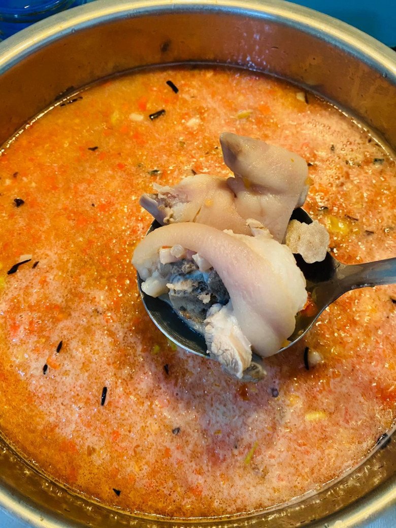 Hải Băng thèm bún quê mình liền được chồng chiều ngay, thành quả của chàng rể và mẹ vợ ngon chẳng kém nhau - 12