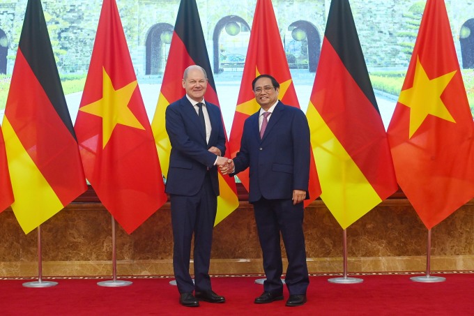 Thủ tướng Cộng hòa Liên bang Đức Olaf Scholz bắt đầu chuyến thăm chính thức Việt Nam - 5