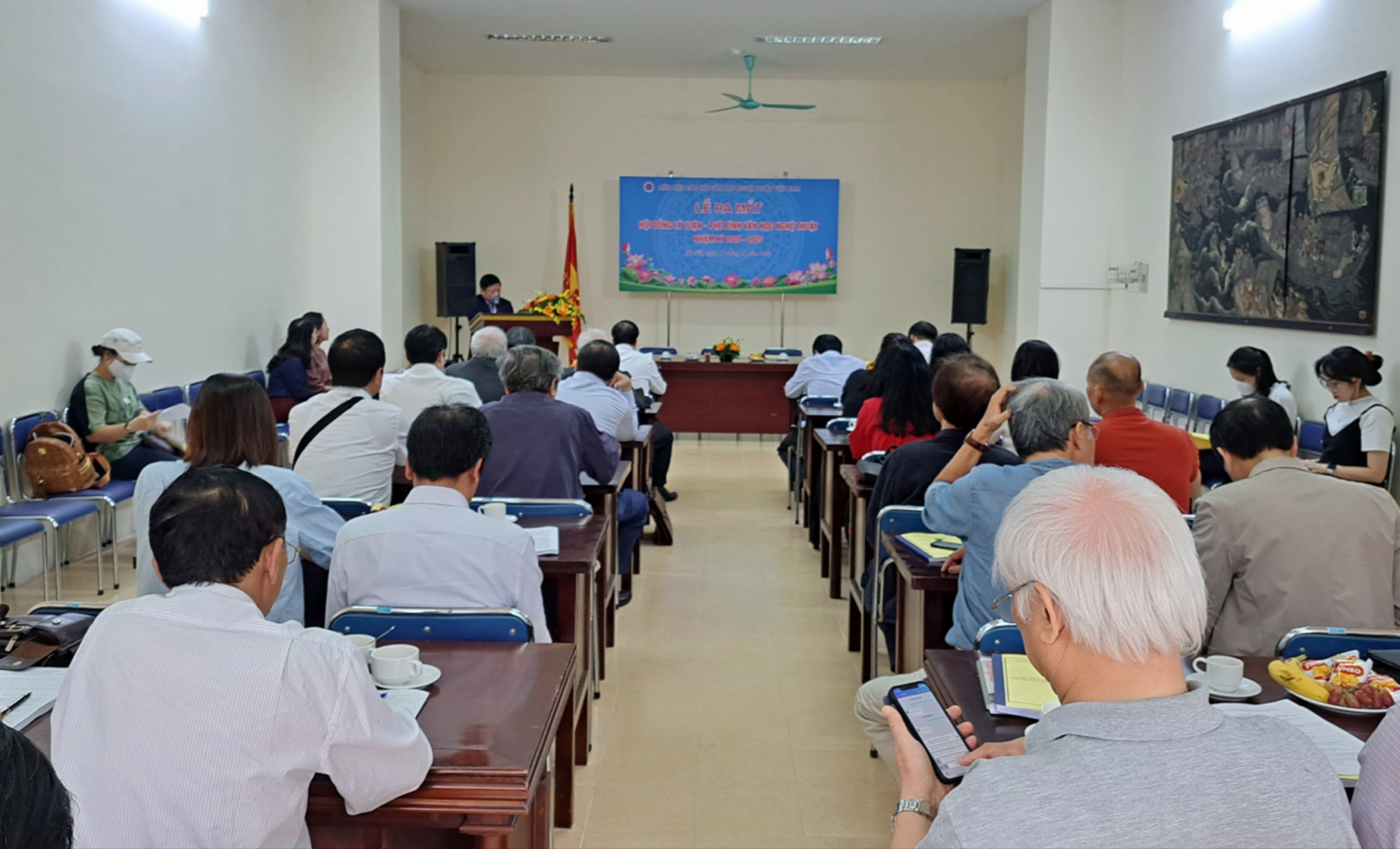 Ra mắt Hội đồng Lý luận phê bình Văn học nghệ thuật Liên hiệp các Hội Văn học nghệ thuật Việt Nam nhiệm kỳ 2020 - 2025 - 3
