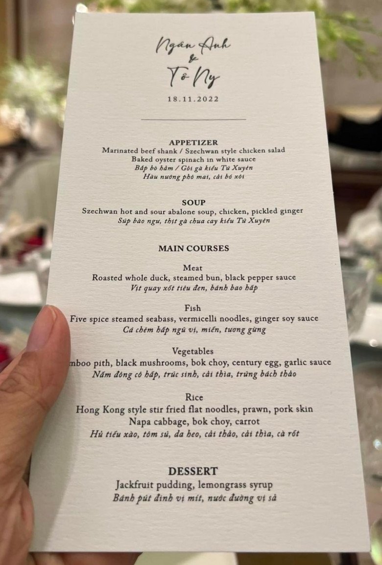 Từng bị chê là "hoa hậu xấu nhất Việt Nam" giờ Lê Âu Ngân Anh lấy MC điển trai, thực đơn tiệc cưới gây bất ngờ - 2