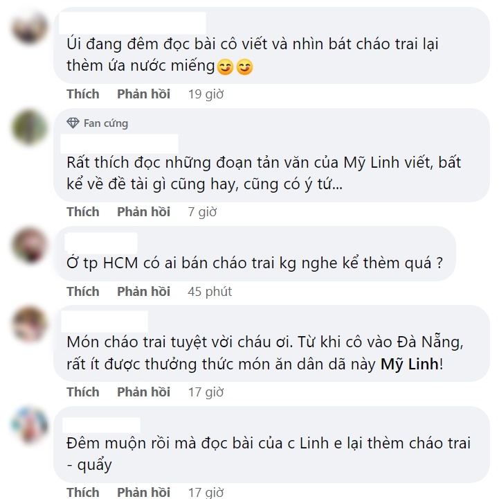 Nghe Mỹ Linh tả về món cháo trai, dân mạng &#34;thèm rớt nước miếng&#34;: Mẹ chồng nổi tiếng cho biết đã vét nồi quèn quẹt - 4