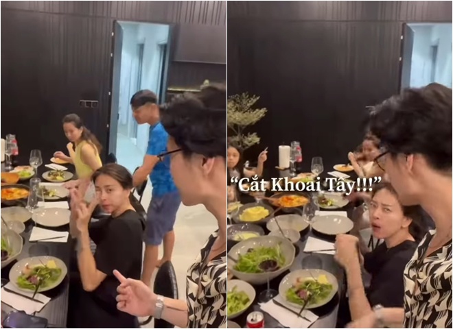 Chồng Ngô Thanh Vân nấu ăn mừng tin vui của bà xã, vẻ mặt mẹ vợ gây chú ý - 12