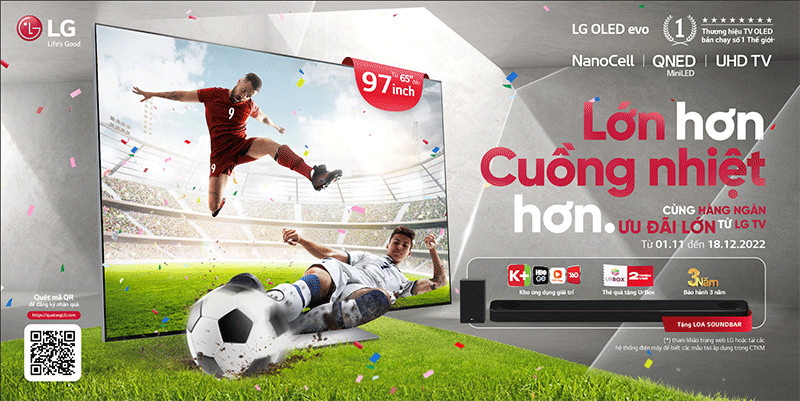 Những mẫu TV màn hình lớn để bạn và gia đình “cháy” cùng World Cup 2022 - 5
