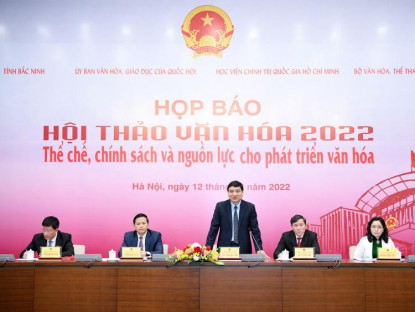 Hội thảo Văn hóa 2022: Diễn đàn lớn nhằm tháo gỡ 