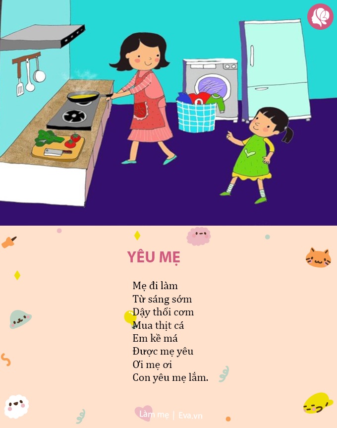 Những bài thơ hay mẹ đọc cho con trước khi ngủ, giúp bé tập nói nhanh - 2