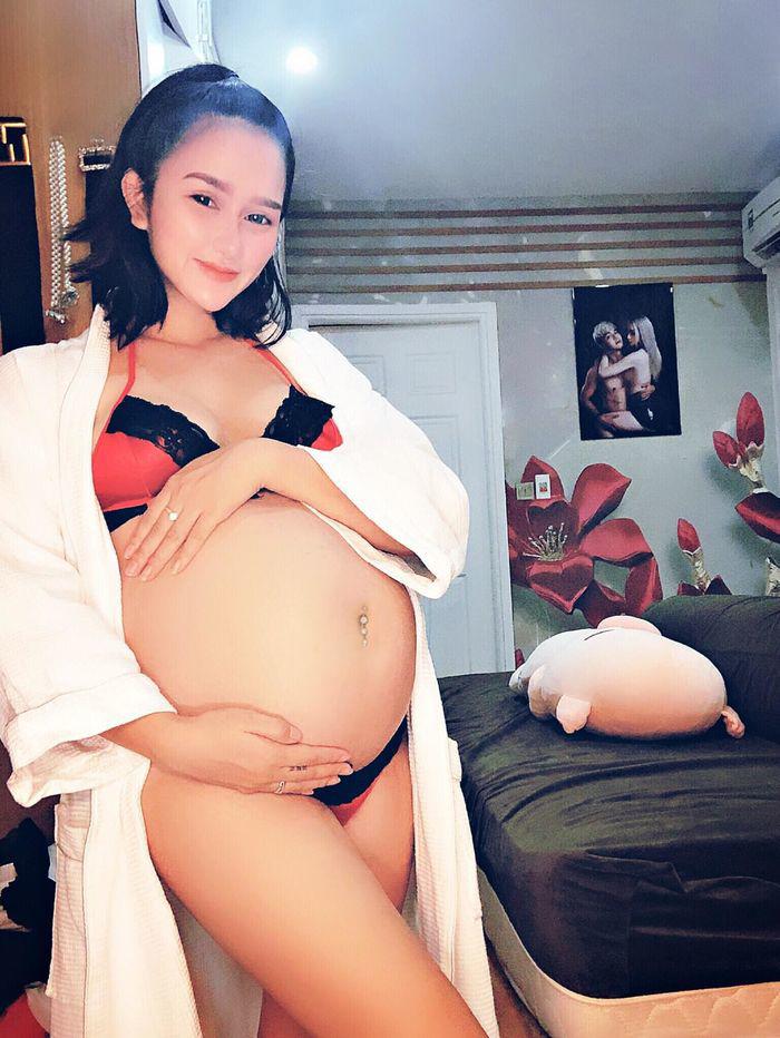 Bà xã Khánh Đơn bụng bầu vượt mặt vẫn đẹp tựa nữ thần - 5