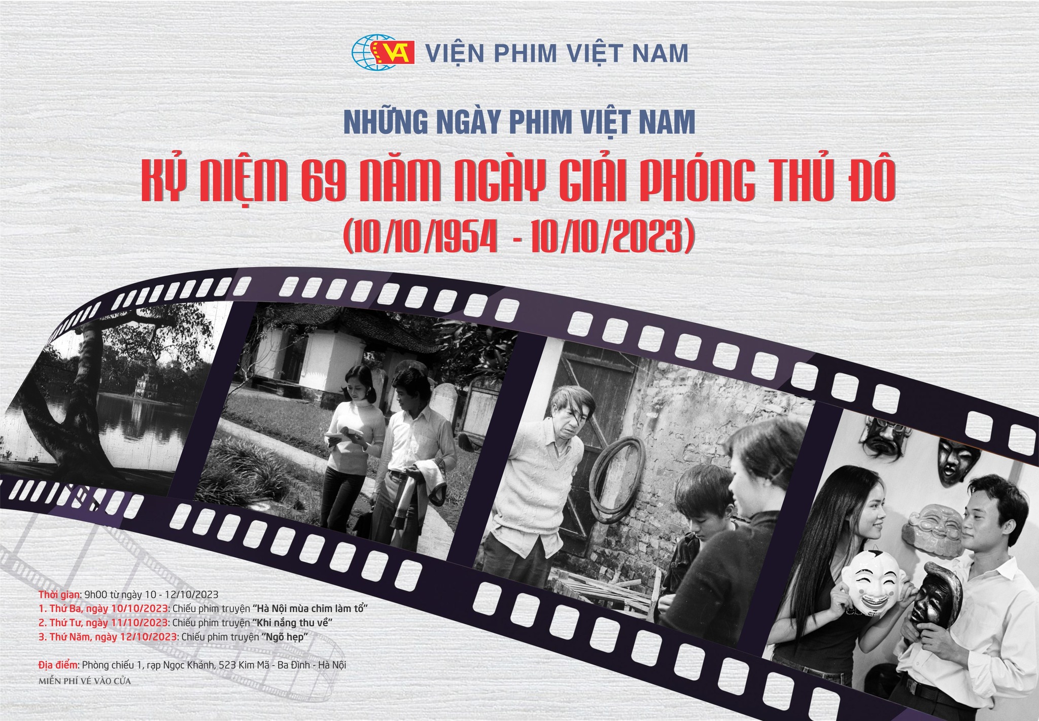 Chiếu phim Kỷ niệm 69 năm ngày Giải phóng Thủ đô - 1