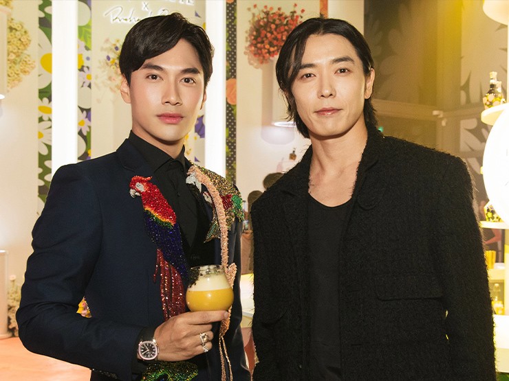 Nhà thiết kế Việt có gia thế giàu sang xuất hiện cùng diễn viên Kim Jae-wook - 1