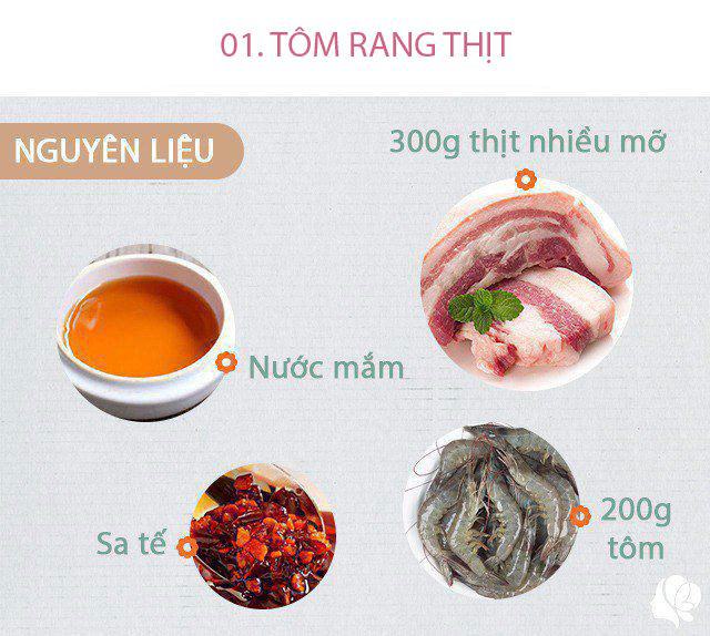 Hôm nay nấu gì: Thực đơn cơm tối 3 món đủ vị, ngon bổ, giá trung bình - 2