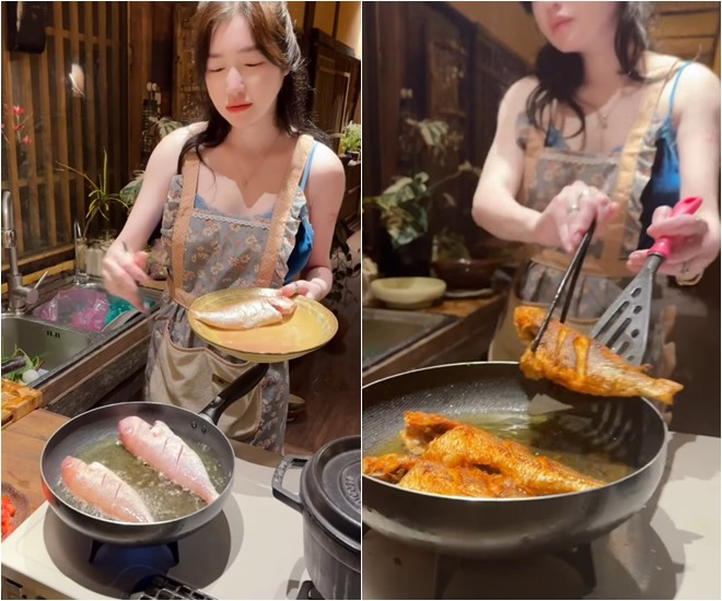 Bà mẹ nóng bỏng nhất nhì showbiz Việt cầm 200k đi chợ ở Đà Lạt, mua được những gì về làm cả mâm cơm ngon? - 6