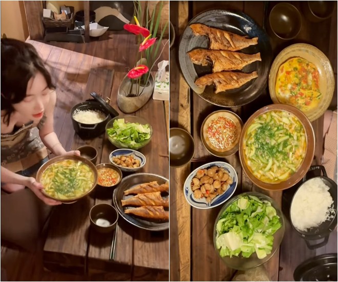 Bà mẹ nóng bỏng nhất nhì showbiz Việt cầm 200k đi chợ ở Đà Lạt, mua được những gì về làm cả mâm cơm ngon? - 9