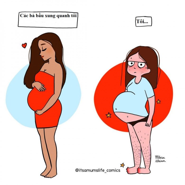 Những tình huống hài hước vạch trần sự thật phũ phàng trong thời kỳ mang thai - 1