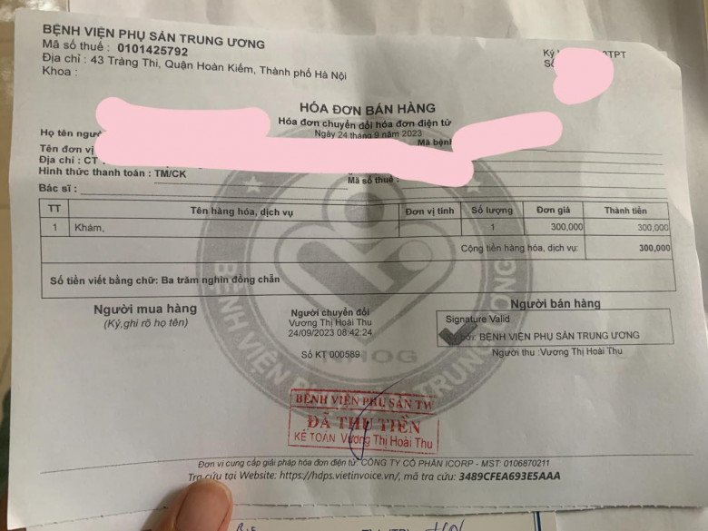 3 giờ đi làm hồ sơ sinh tại viện Phụ sản Trung ương của mẹ bầu, chi phí hết 1,7 triệu đồng - 2