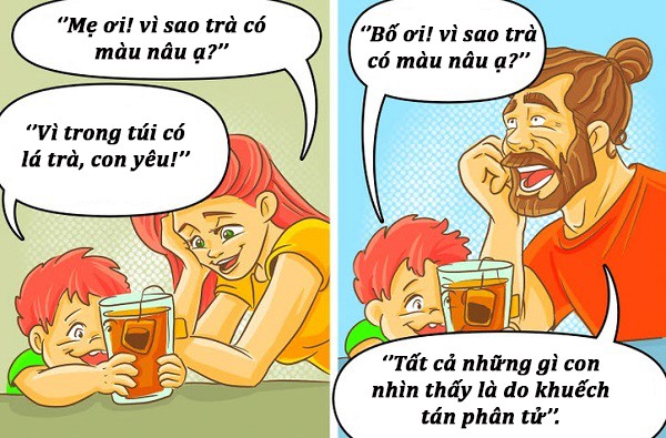 17 bức tranh chân thực về sự khác nhau giữa cách bố và mẹ nuôi dạy con - 14