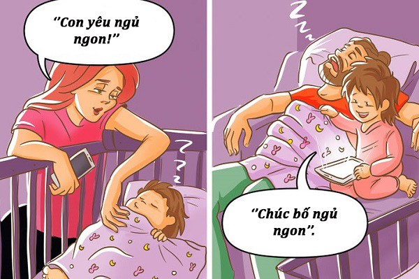 17 bức tranh chân thực về sự khác nhau giữa cách bố và mẹ nuôi dạy con - 15