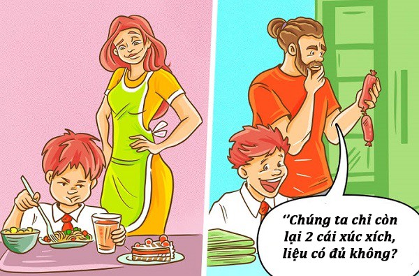 17 bức tranh chân thực về sự khác nhau giữa cách bố và mẹ nuôi dạy con - 9