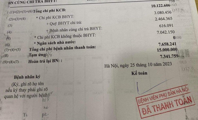 Sản phụ sinh mổ chủ động khoa thường, được chọn bác sĩ chỉ hết hơn 12 triệu đồng ở Phụ sản Hà Nội - 2