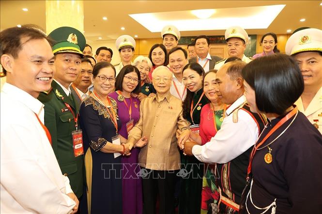 Tổng Bí thư Nguyễn Phú Trọng gặp mặt các điển hình toàn quốc trong học tập và làm theo Bác - 2