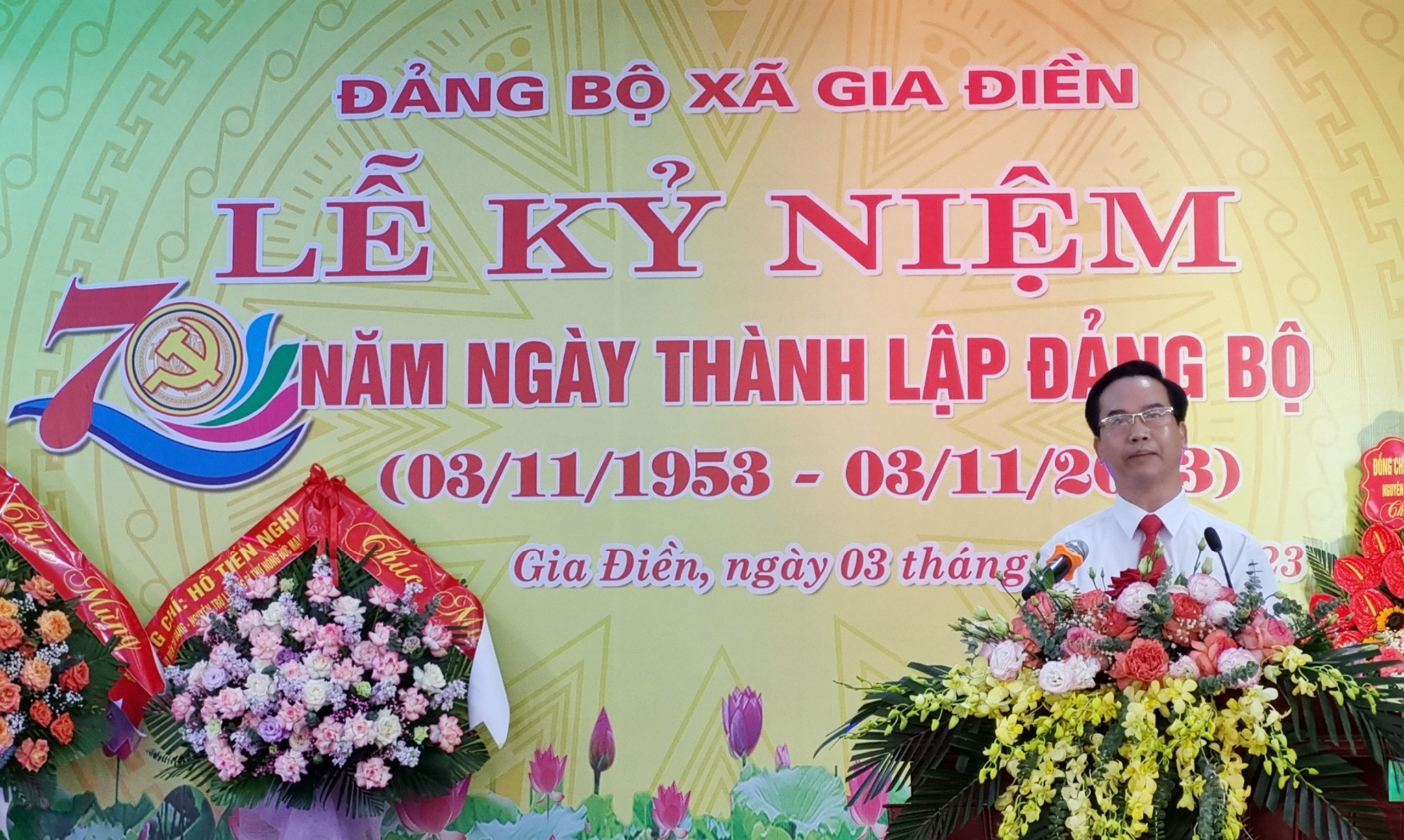 Chủ tịch Liên hiệp các Hội Văn học nghệ thuật Việt Nam dự Lễ kỷ niệm 70 năm ngày thành lập Đảng bộ xã Gia Điền - 3