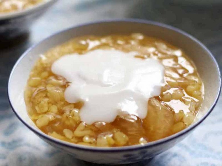 Cách làm chè bưởi đơn giản với bí quyết để cùi giòn ngon, không đắng - 9