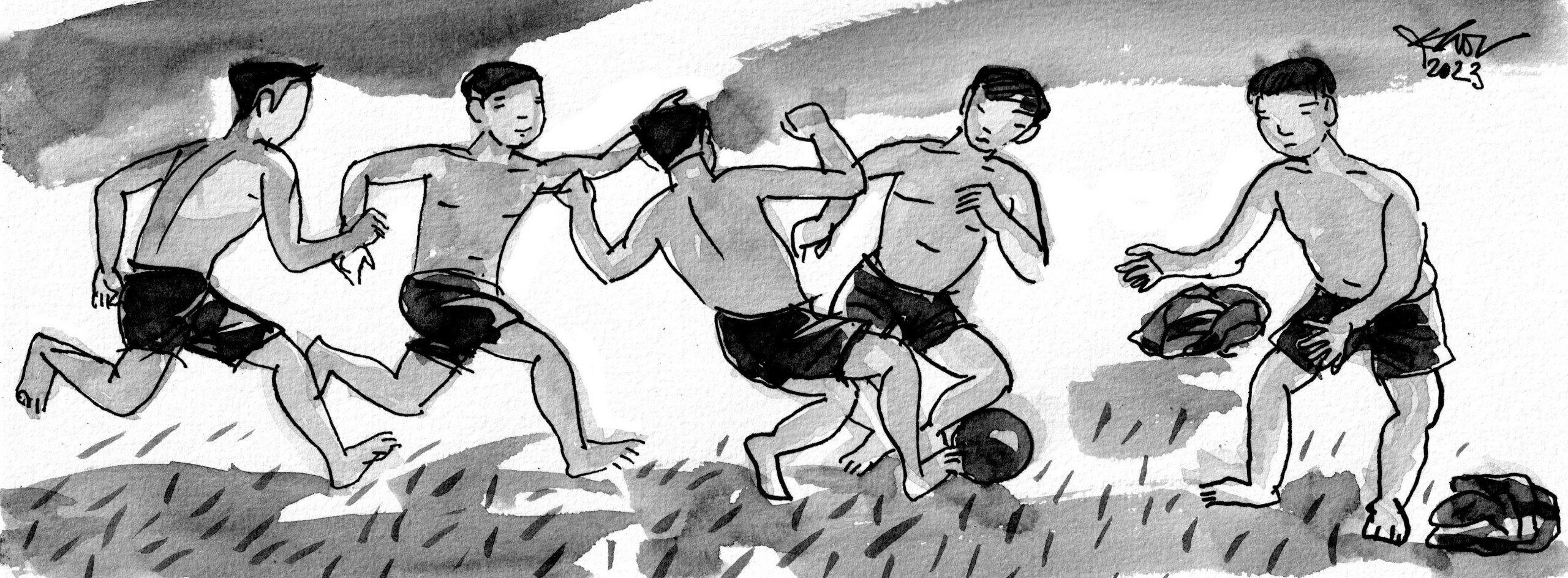 Những trận bóng tuổi thơ (truyện ngắn) - 1