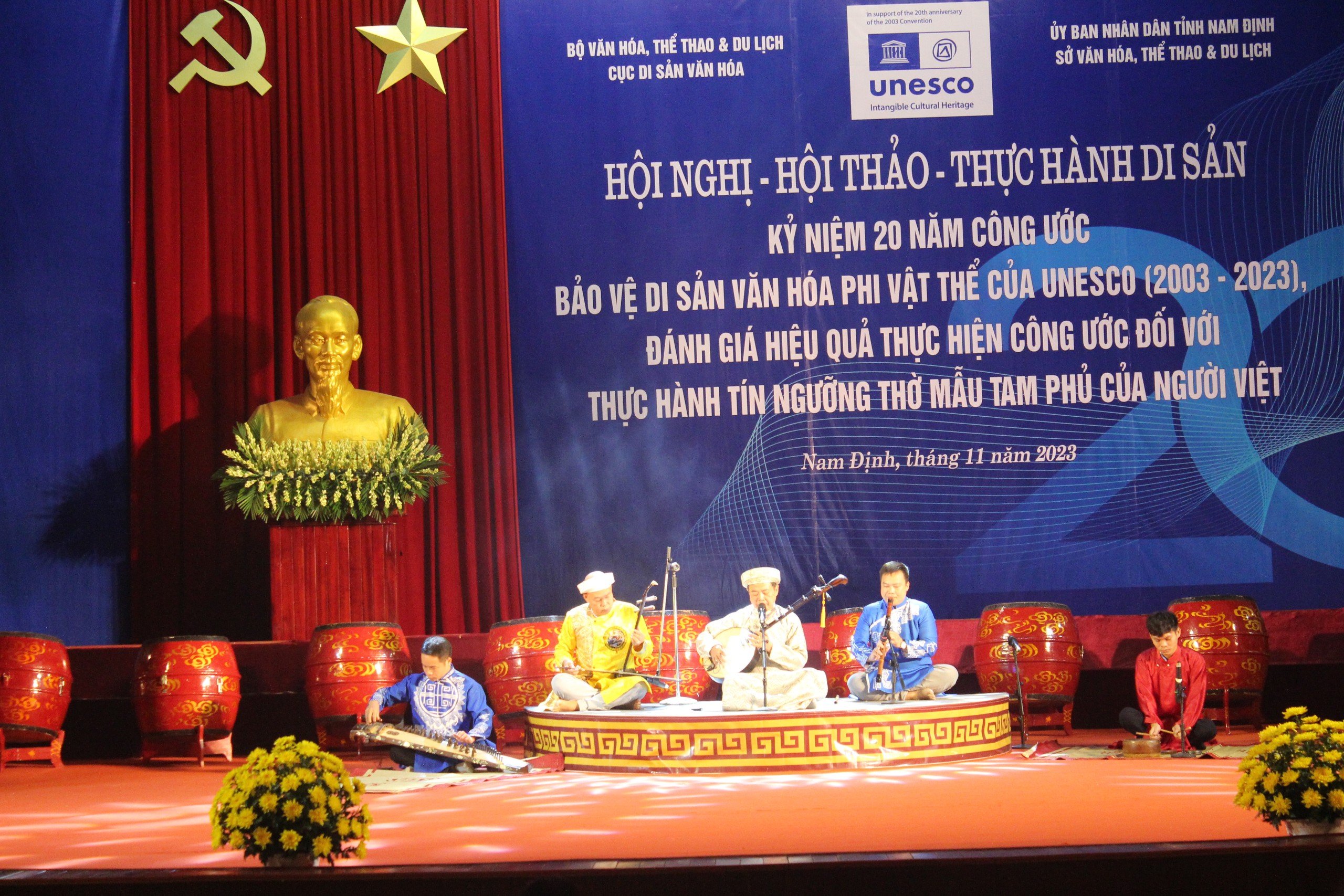 Hội thảo "Thực hành di sản Tín ngưỡng thờ Mẫu Tam phủ của người Việt" tại Nam Định - 1